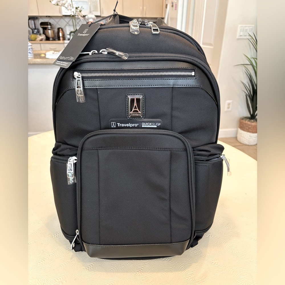 Travelpro Platinum® Elite Business Backpack NWT - Black